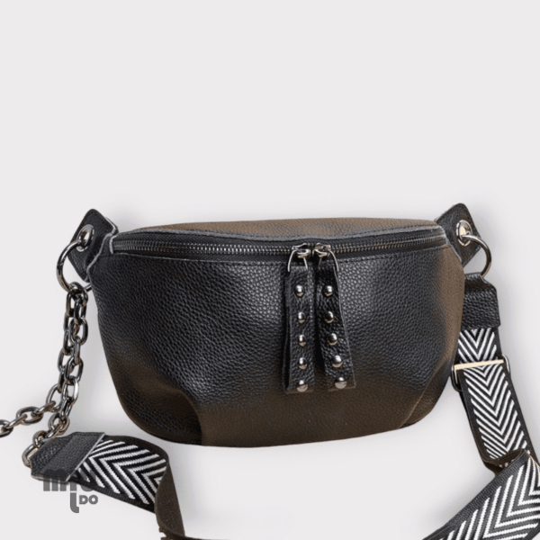 Black Leather Crossbody Bag For Women | Free Shipping